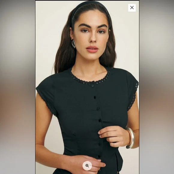 Reformation Valetta Two Piece set Women's Top only - Picture 2 of 12